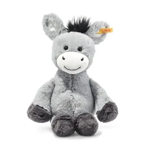 Soft Cuddly Friends Dinkie donkey, grey blue – image 1