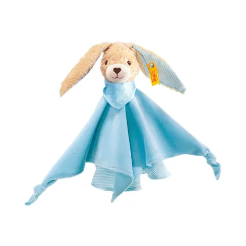 Steiff Schmusetuch Hoppel Hase – blau – Bild 1