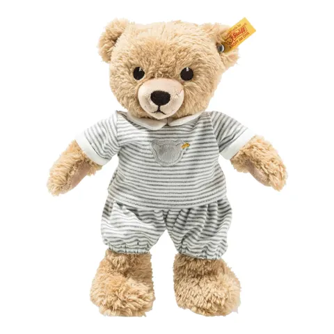 Steiff Schlaf-gut Bär 25cm – grau – Bild 1