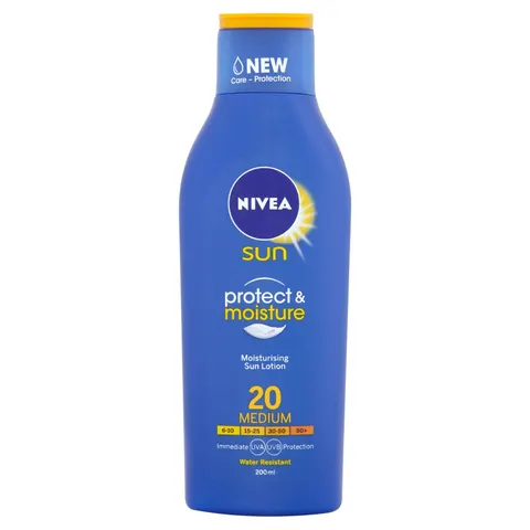 NIVEA SUN Protect & Moisture latte abbronzante SPF 20 200 ml – immagine 1