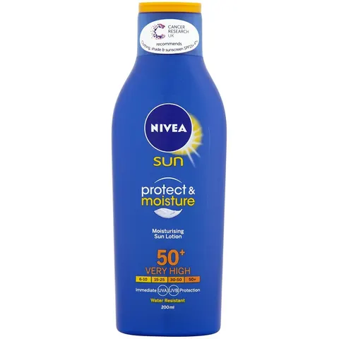 Nivea Sun Protect & Moisture Lotion SPF 50+ 200ml – image 1