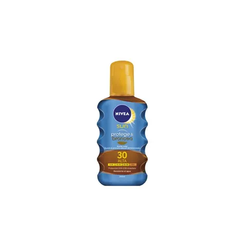 Nivea Olio Sun Protect & Abbronzante SPF30 200 ml – immagine 1