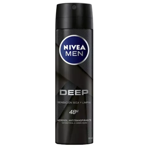 Nivea Men Deep Darkwood Black Carbon Spray 150 ml – image 1