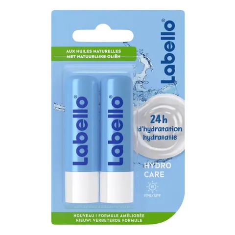 Labello Hydro care duo pack- Lippenbalsem SPF 15 – afbeelding 1