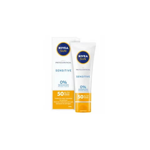 Nivea Sun Sensitive Gesichtssonnencreme LSF 50 50 ml – Bild 1
