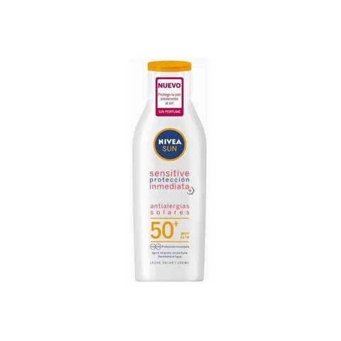 Nivea Sun Sensitive Sonnenmilch Sofortschutz LSF 50+ 200 ml – Bild 1