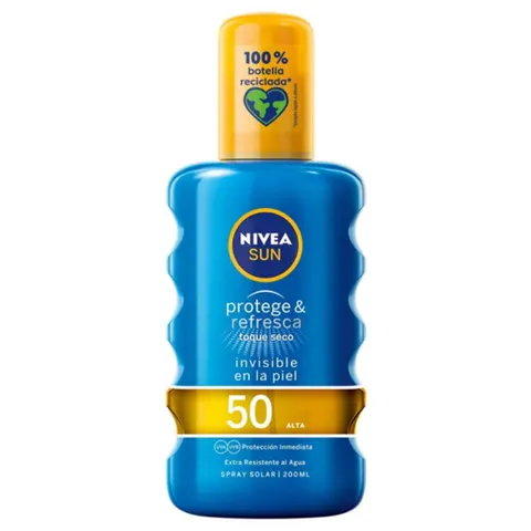 NIVEA Sun Protege Refresca Spray SPF50 200ml – imagen 1
