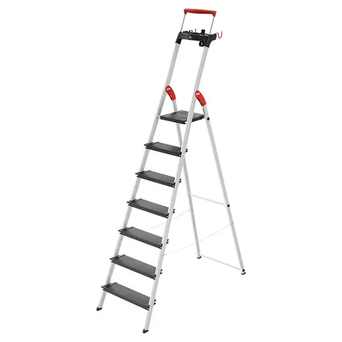 Hailo L100 TopLine Stehleiter 7 Stufen – Bild 1