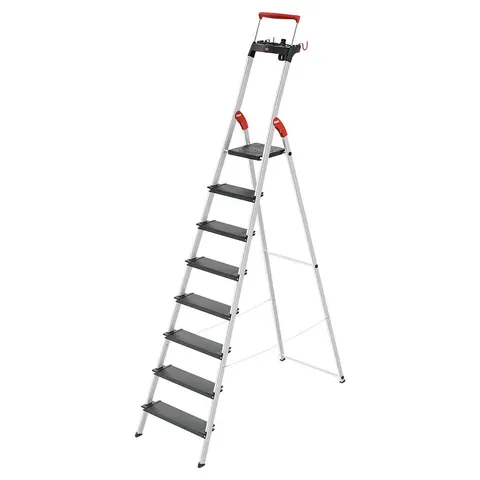 Hailo L100 TopLine Stehleiter 8 Stufen – Bild 1