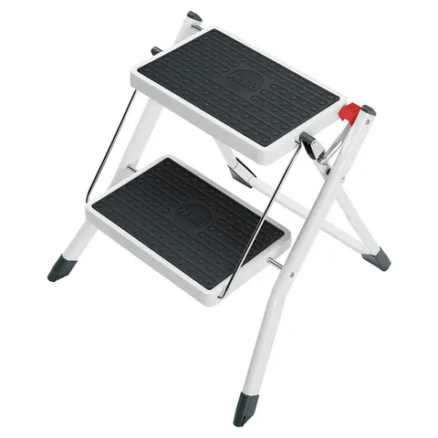 Hailo MK60 Mini Klapptritt weiß 2 Stufen – Bild 1