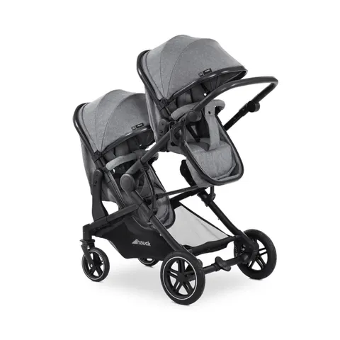 Hauck Atlantic Twin Pushchair Grey – image 1