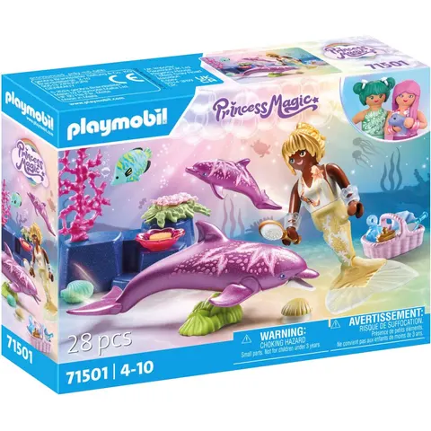 Mermaid with Dolphins – image 1