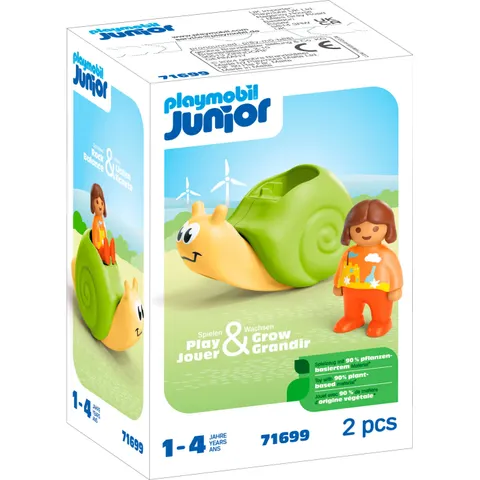 JUNIOR: Rocking Snail with Rattle Feature – image 1