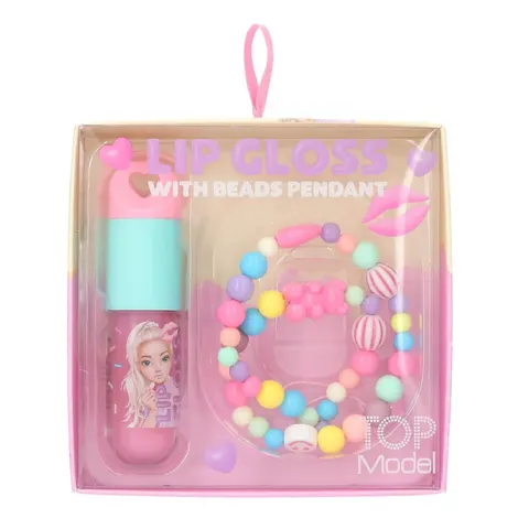 Topmodel Lip Gloss With Beads Pendant Candy Glam – image 1