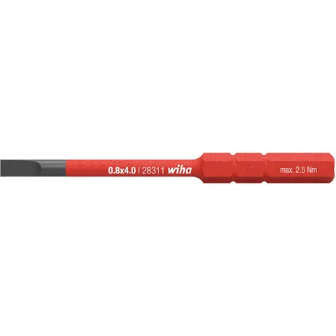 WIHA 34578 - SoftFinish® electric slimBit, slotted – image 1