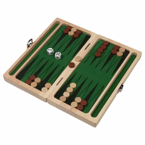 GOKI Spel - Backgammon - 25X24X4Cm - Hout - 6 Jaar – afbeelding 1
