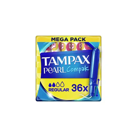 Tampax Compak Pearl Regular Tampon 36 – image 1