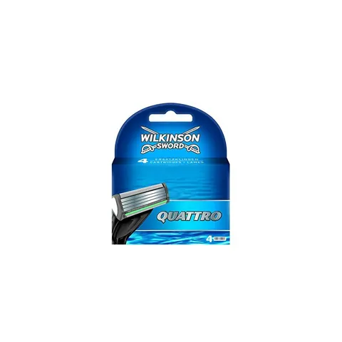 Wilkinson Sword Quattro - 4 stuks - Scheermesjes – afbeelding 1