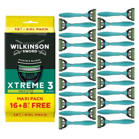 Wilkinson XTREME-3 Sensitive maquinillas desechables 24 u – image 1