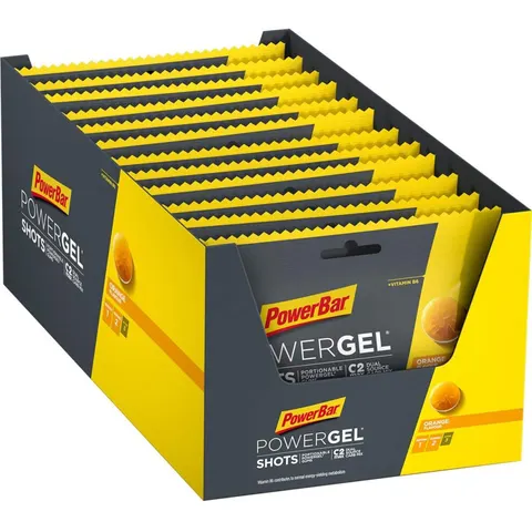 Powerbar Energiegel Shots Orange Box – Bild 1