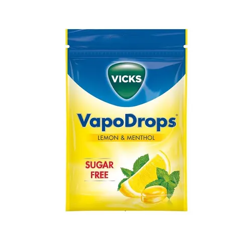 Vicks Vapodrops Sugar-Free Lemon Menthol – 72g – image 1