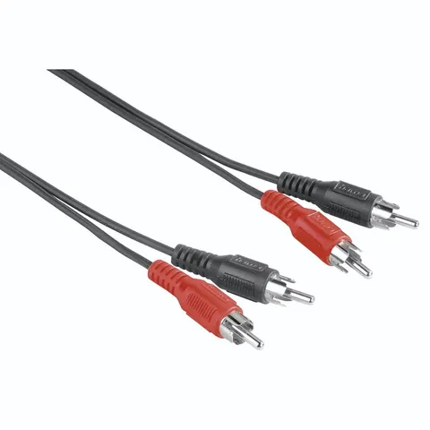 Audiokabel 5m 2 RCA-stekkers – afbeelding 1