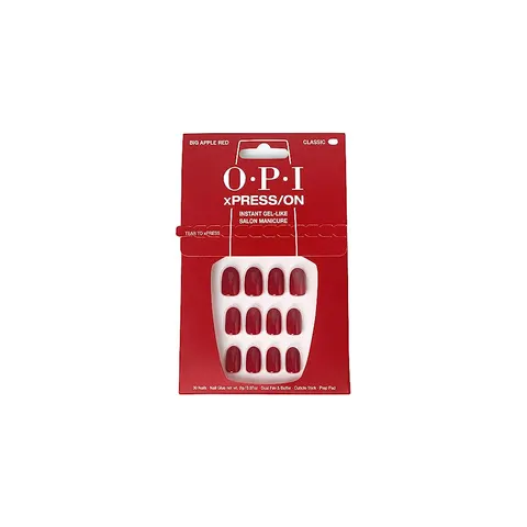 OPI xPRESS/ON false nails Big Apple Red 30 pc – image 1