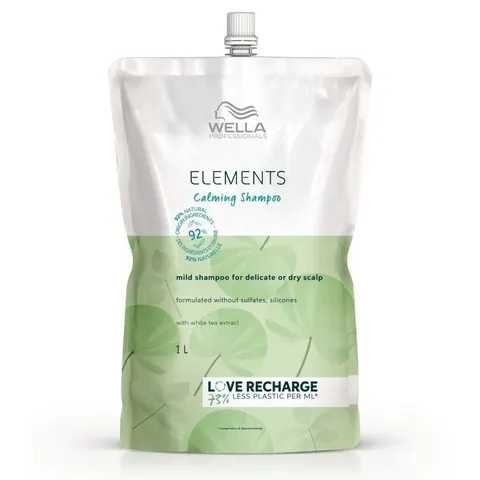 1L Wella Professionals Elements Calming Shampoo Nachfüllpack – Bild 1
