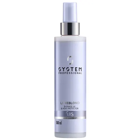 180ml System Professional LipidCode LuxeBlond Bi-Phase UV & Heat Protector – Bild 1