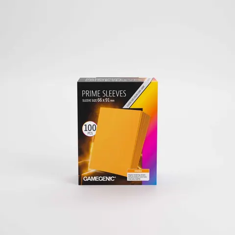Gamegenic Prime Sleeves Orange 66x91 (100 ct.) – image 1