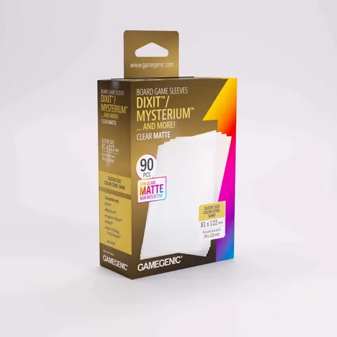 UNIT Gamegenic Board Game Sleeves Dixit Clear Matte (90 ct.) – image 1
