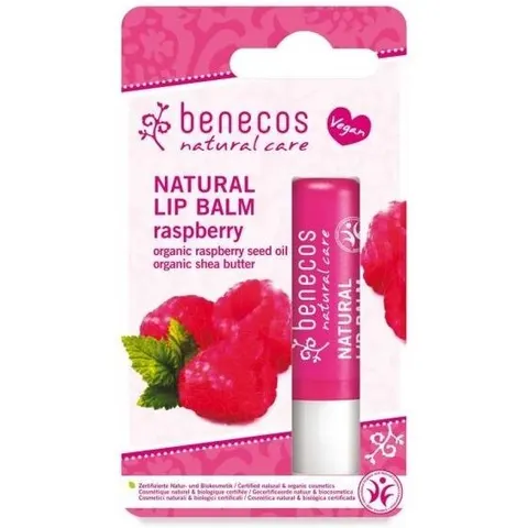 BENECOS - Natural Lipbalm - Raspberry - PACK OF 3 – image 1