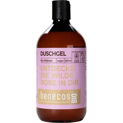 Benecos Bio Rosehip Bath Gel 500 ml – image 1