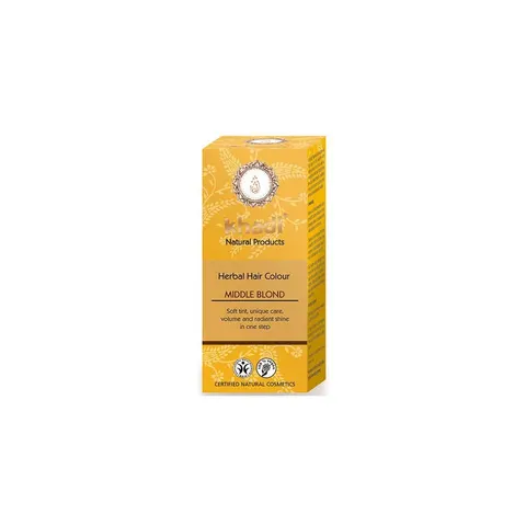 100g khadi Pflanzenhaarfarbe Mittelblond – Bild 1