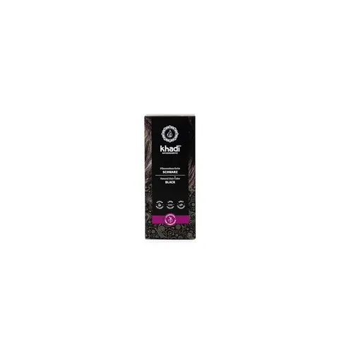 100g khadi Pflanzenhaarfarbe Schwarz – Bild 1