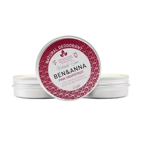 Ben & Anna Deodorant Créme Pink Grapefruit 45 gr – afbeelding 1