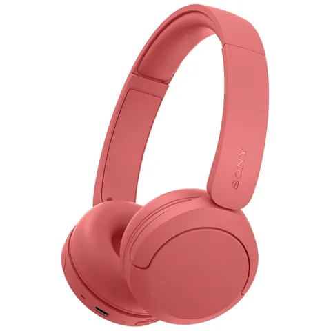 Sony WH-CH535 CUFFIE WIRELESS, Rosso Corallo – immagine 1