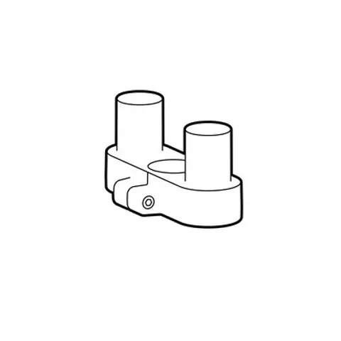Ergotron LX Pro - Mounting component (collar) - side-by-side - dual co – image 1