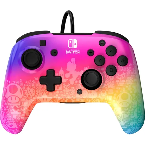 PDP Rematch Glow - Gaming Controller - Jack - Geschikt voor Nintendo Switch - Star Spectrum – afbeelding 1