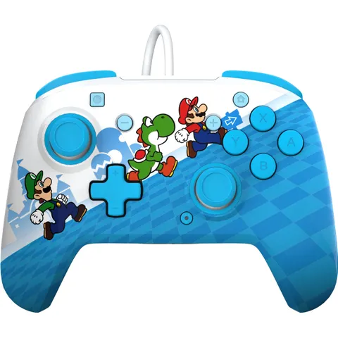 PDP Rematch Glow - Gaming Controller - Jack - Geschikt voor Nintendo Switch/OLED - Mario Escape – afbeelding 1