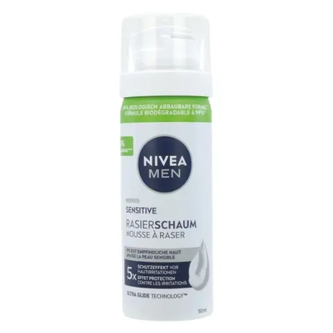 Nivea Men Sensitive Scheerschuim - 50 ml – afbeelding 1