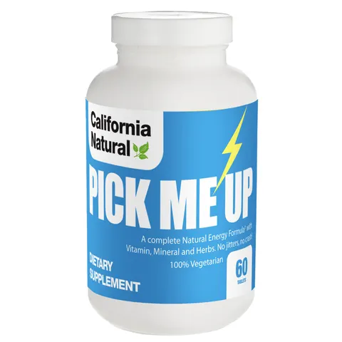 California Natural, Pick Me Up, 60 Tablets – image 1