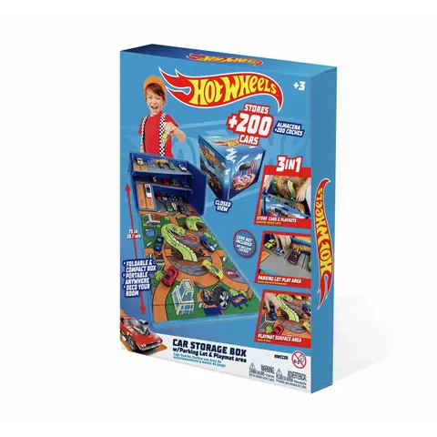 Hot Wheels 3 In 1 Car Storage Box – image 1