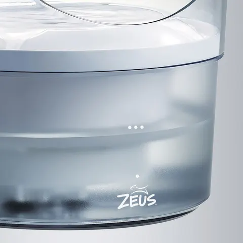 Zeus Fresh & Clear Dog Drinking Fountain with Splash Guard Multi – image 1