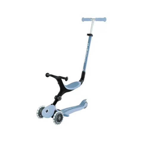 Globber Go Up Active Lights Eco Scooter - Blueberry – image 1