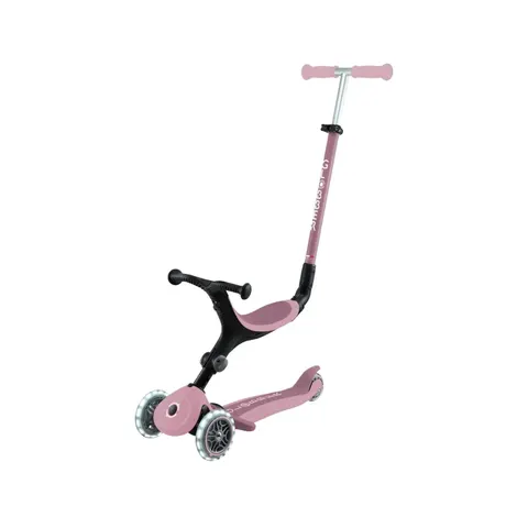 Globber Go Up Active Lights Eco Scooter - Pink – image 1