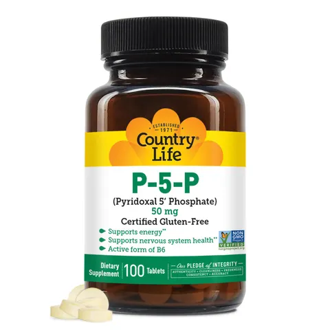 Country Life, P-5-P, 100 Tablets – image 1