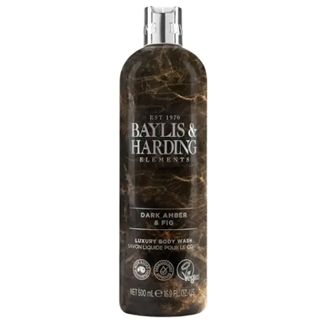 Baylis & Harding Elements Dark Amber & Fig Body Wash 500 ml – Bild 1