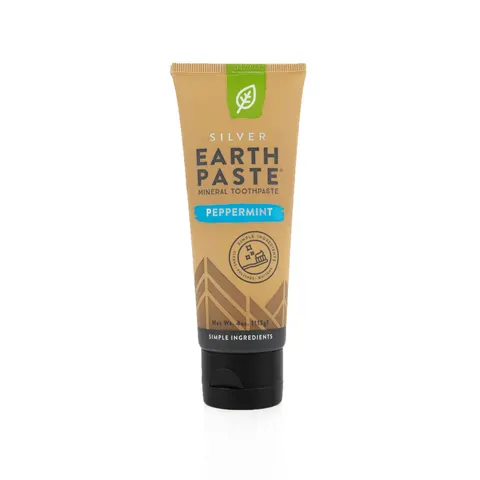 Redmond Earthpaste Natural Non-Flouride Toothpaste Peppermint 4 Ounce – image 1