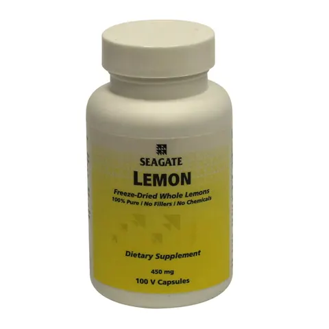 Seagate, Lemon, 450 mg, 100 V Capsules – image 1